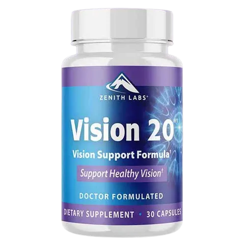 Zenith Labs Vision 20 — 30 capsules (product name on pack)